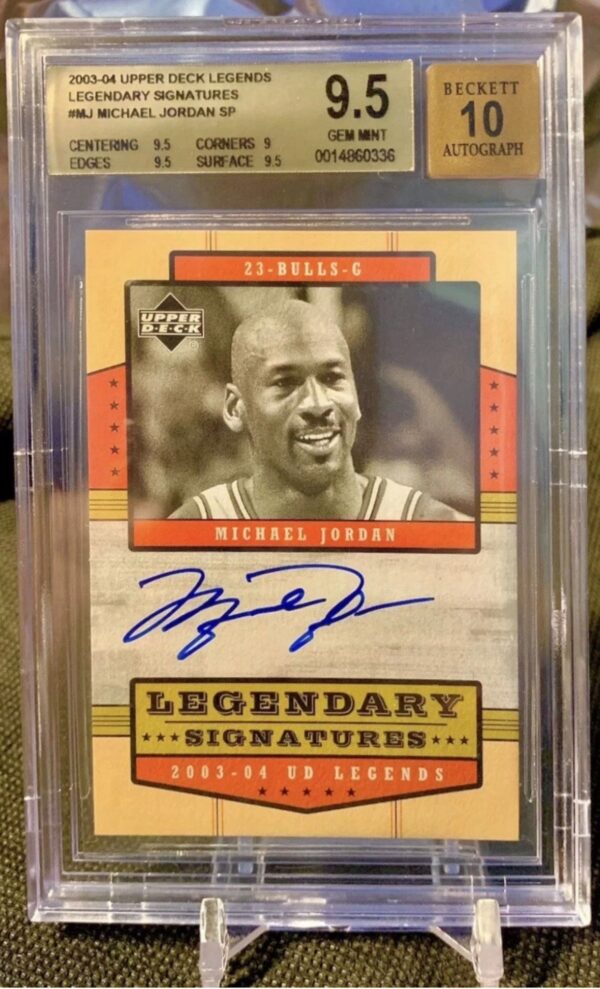 MICHAEL JORDAN 2003–04 Signature Card — BGS 9.5 (On-Card Autograph)