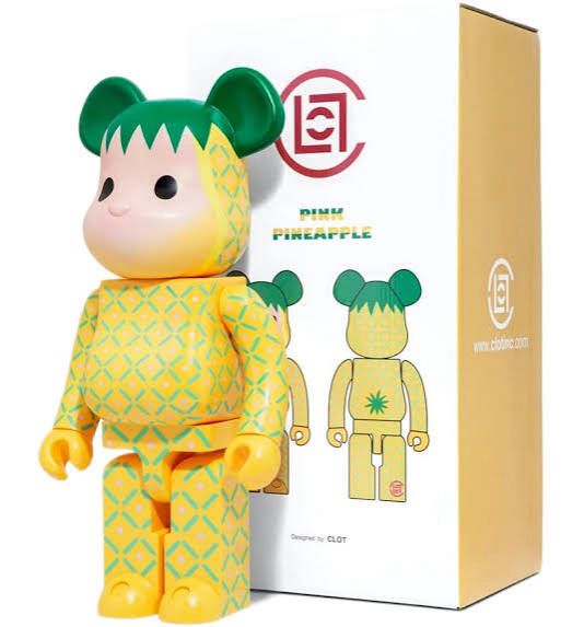 Bearbrick 1000% CLOT Pineapple and Melon